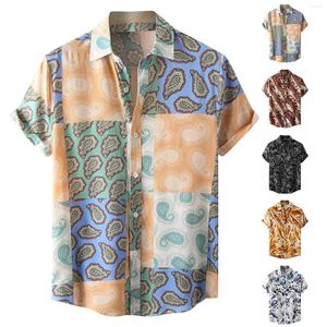 Men's Casual Shirts Men T High Quality Skilled Stylish Shirt For Man Print Short Sleeve Stays Clothings