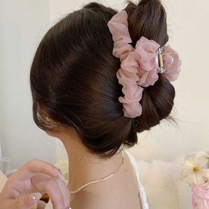 Dangle żyrandol Elegancki modny koronkowy klip do włosów klips Kobiet włosy