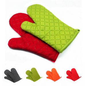 Gants de cuisine 2 pièces avec gant de coton imprimé en silicone antidérapant 1 paire d'outils de cuisson résistants à la chaleur 230608