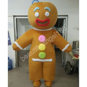 Lovely gingerbread Animal Cartoon Mascot Costume Cartoon Character Outfit Suit Halloween Party Outdoor Carnival Festival Fancy Dress for Men Women