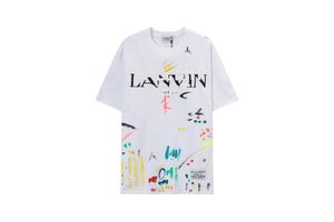 Mens Tshirts Lan Vins Herr Mens Womens Designer T Shirts Printed Fashion Man Tshirt Top Quality Cotton Casual Tees Short Sleeve Luxury Hip Hop Streetwear Tshir 4ij0