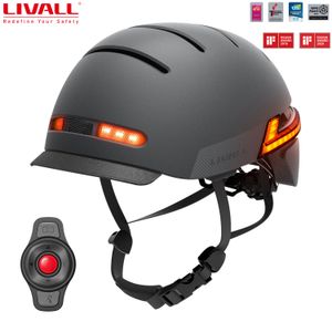 Cykelhjälmar Livall 2023 BH51M NEO SMART BIKE HELM MED AUTO SENSOR LED -sidor inbyggda Bluetooth Mic S ers MTB 230607