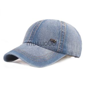 Ball Caps Vintage Washed Cotton Baseball Cap Men Women Denim Dad Hat Adjustable Trucker Style Low Profile Casual Travel Cap J230608