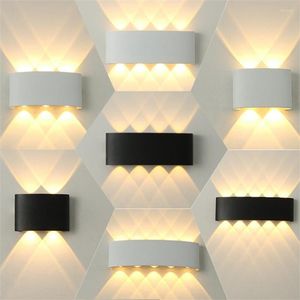 Wall Lamp IP54 Outdoor Waterproof LED Light 4W/6W/7W Aluminum Up Down Porch Villa Garden Front Door Exterior Sconce