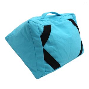 Gift Wrap Practical Tablet Pillow Stand Holder Creative Cushion Compatible For (Sky-blue)