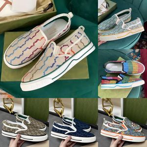 Lyxdesigner Tennis 1977 Sneakers Herr Dam Linne Vävda Skor Ace Gummisulor Vintage Casual Sneakers 1977 Klassiska Loafers Espadrilles storlek 35-42