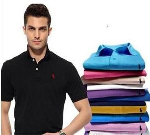 Mens T-Shirts Üst Timsah Nakış Polo Gömlek Kısa kollu Katı Polo Gömlek Erkekler Homme İnce Erkek Giyim S-5XL