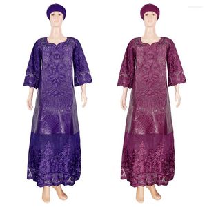 Ethnic Clothing H&D Dresses For Women 2023 Elegant Wedding Lace Gown South Africa Rich Bazin Dashiki Dress Traditional Vestido Africano