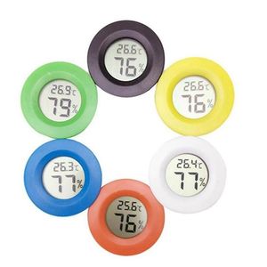 Temperature Instruments Hygrometer Mini Thermometer Fridge Portable Digital Acrylic Round Humidity Monitor Meter Detector Drop Deliv Dhfc2