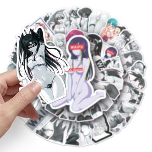 Kids' Toy Stickers 103050pcs Waifu Black And White Sexy Girl Hentai Bikini Sticker For Otaku Adult Phone Laptop Ipad Pvc Sticker Wholesale 230608