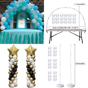 Other Event Party Supplies Balloon Arch Adjustable Stand Kit for Birthday Decorations Baby Shower Balloons Accessories Wedding Decor Globos 230607