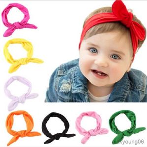 Аксессуары для волос Baby Girl Headsds Solid Cotton Unisex Turban красочный милый ребенок для волос головной одежды R230608