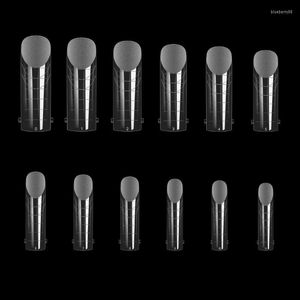 Falska naglar Poly-Extension Gel Dual Nail Form Builder Formar Coffin Tips For Manicure Art Designs D2TA