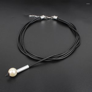 Pendant Necklaces YD&YDBZ Statement Beads Choker Necklace Neck Chain Pearl Gothic Style Rubber Jewelry Accesories For Women Wholesale