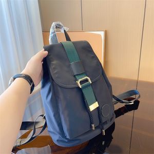 Fashion double shoulder backpacks nylon cover backpack with travel Bag school bookbag waterproof bag
