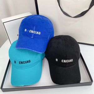 Couple Sports Designer Ball Cap Outdoor Travel Sunscreen Distressed Letters casquette Men women Sunhats