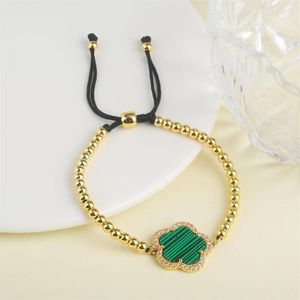 Ссылка браслетов мода многоцветный натуральный браслет для раковины для женщин девочки кубические циркониевые ботанические украшения