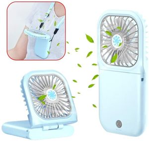 Other Home Garden iHoven Portable Mini Fan USB Rechargeable Handheld Fan Adjustable Desktop Fan Air Cooler for Home Office Desk Outdoor Travel 230607