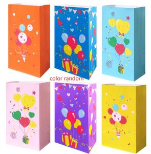 Sacchetti per gioielli Borse Segui il tuo cuore Regalo arcobaleno Sacchetto di carta natalizio Festa di compleanno Bomboniera Colorata Kraft 13X8X24Cm Goccia Del Otdix