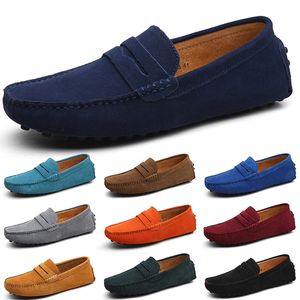 Sapatos casuais masculinos cor sólida preto respirável pratas taupe azul laranja vermelho jogging andando baixo macio multi couro tênis masculino ao ar livre moda tênis