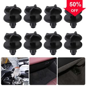 Neue 50 Stücke Auto Stoßstange Tank Motorabdeckung Kunststoff Verschluss Push-Clips Gugel Panel Retainer Niete für Range Rover Motorabdeckung Schnappschraube