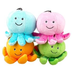 Cute Octopus Plush Dog Sound Toy Squeaker Chew interactive pet toys For Puppy small dogs pet supplies honden speelgoed