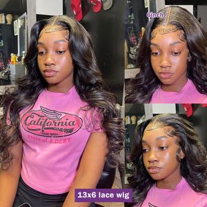 Wigirl 30 inch Body Wave 13x4 Lace Front Human Hair Wigs For Black Women Brazilian Wave Lace Frontal Wigs