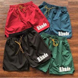 Embroidered Shorts Men Women 1 Quality Drawstring Elastic Waist Oversized Breeches