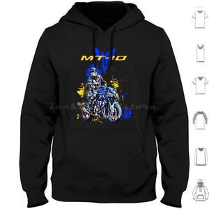 Erkek Hoodies MT-10 Rider Uzun Kollu Motosikletler Büyük Trail Moto Motosiklet MT10 Macera Bisikletçileri Motoarte Motorpor Tie Boya