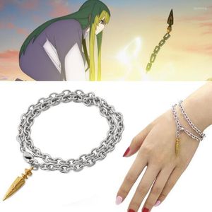 Link Pulseiras Game Fate Grand Order Pulseira Enkidu Cosplay Unissex Moda Cor Prata Pingente Braçadeira Jóias Acessórios Presentes