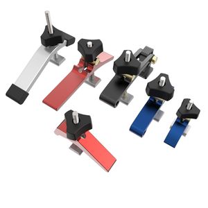 Joiners Quick Acting Hold Down Clamp Aluminum Alloy 30 45 TSlot Miter TTrack Clamp Set for Woodworking Tool Table Workbench