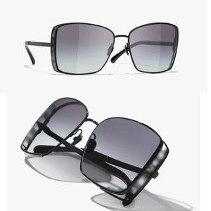 Solglasögon för kvinnor Metal Frame Hollow Design 4581 Black Sports Style Designer Solglasögon American Eyewear Original Box