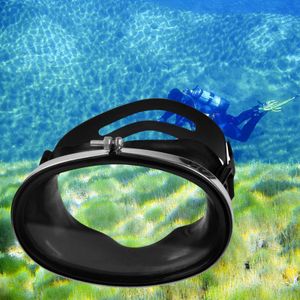 Maski nurkowe owalne snorkel wodoodporne przezroczyste obiektyw szklanki pływania gogle 230607