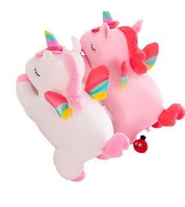 30/40cm Kawaii Gigante Brinquedo de Pelúcia Unicórnio Enchimento Macio Unicórnio Boneca Macia Animal Cavalo Brinquedo Crianças Menina Travesseiro Presente de Aniversário Atacado