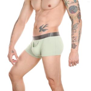 Underpants Brand Men Boxershorts Sexy Gay Underwear Penis Sheath Panties Long Elephant Pouch Boxer Shorts Erotic Lingerie Trunks