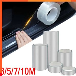 New Transparent Car Door Protector Stickers Anti Scratch Nano Tape Auto Trunk Sill Scuff Protector Film Door Edge Protective Covers