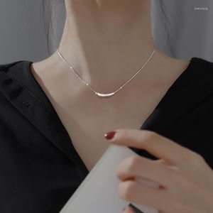 Pendant Necklaces OIMG 316L Stainless Steel Elegant Simple Eggplant Pearl Necklace For Women Jewelry Trendy Waterdrop Choker Neck Chain