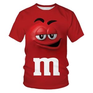 Men's T-Shirts Cartoon Cute Summer Hip Hop Boys Girls T-shirts 3D-printed Harajuku Street Hip Hop Fun High Quality Crewneck Short Sleeve 230607