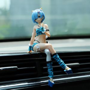 Action Toy Figures 17cm anime re liv i en annan värld från noll ram rem sitter ner actionfigur Toys Dolls 230608