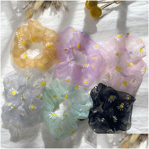 إكسسوارات الشعر organza scrunchies نساء plaid scrunchie مرنة العصابات الفتيات رابط الرؤوس المطاطية روابط الشفافة حامل ذيل الحصان 154 Z dhws1