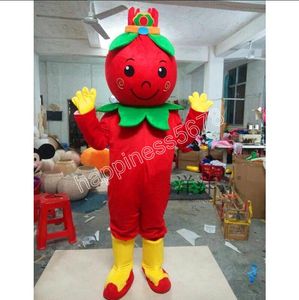 Adult size Hot Sale Red Medlar Mascot Costume customization theme fancy dress Ad Apparel Festival Dress