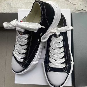 High Street MMY Canvas Dissoe Sole Mihara Lace-up Men's Casual Yasuhiro Couple Board Shoes Women's Sneakers