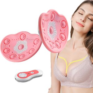 Other Massage Items Electric Breast Massager Wireless Remote Vibration Compress Breast Enlargement Lifting Massage Anti-Sagging Chest Stimulator 230607