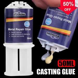 Neue 50 ml Metall Reparatur Paste Set Dauerhafte Magie Schweißen Kleber Casting Klebstoff Eisen Bindung Kalt Schweißen Metall Reparatur Klebstoff kleber Agent