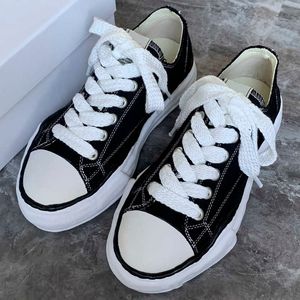 Skor varumärke mmy tjock botten mihara canvas yasuhiro par board casual skor mäns kvinnors sneakers