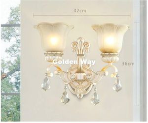 Wall Lamp Modern European Beside Sconce Decora Candle Restaurant Aisle Bedroom Lamps Indoor Lights Home Decoration