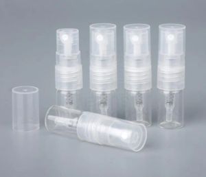 Großhandel 1 ml Glasparfümfläschchen Leere Parfümprobenflaschen Zerstäubersprühflasche zum Verkauf 1000 StückLot