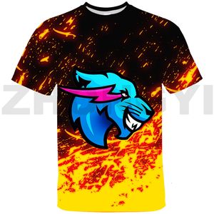 Мужские футболки 3d Mr Wolf Beast Lightning Cat Tshirt Женщины негабаритные футбольные рубашки.