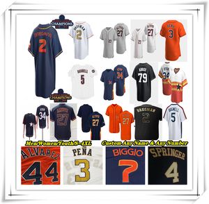 Baseball Jersey Jeff Bagwell Mauricio Dubon Martin Maldonado Framber Valdez Cristian Javier Hunter Brown Yainer Diaz Roy Oswalt Lance Berkman ASTROS Andy Pettitte