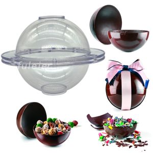 Baking Moulds 3D Big Sphere Polycarbonate Chocolate Mold Ball Molds for Baking Making Chocolate Bomb Cake Jelly Dome Mousse Confectionery 230608